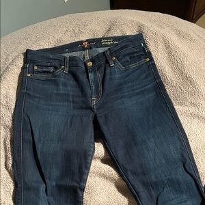 7 For All Mankind Dark Wash Denim